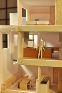 立川３世帯住宅スタディ模型