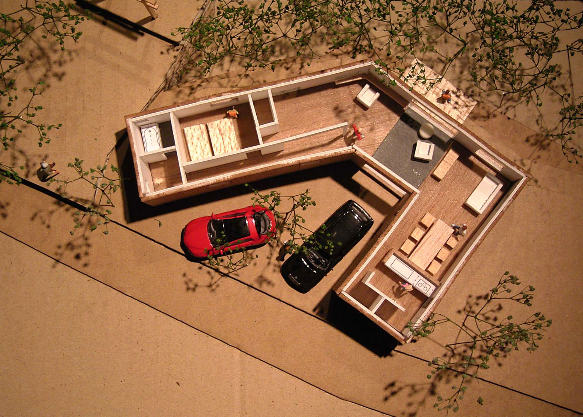 蓮野の平屋提案模型
