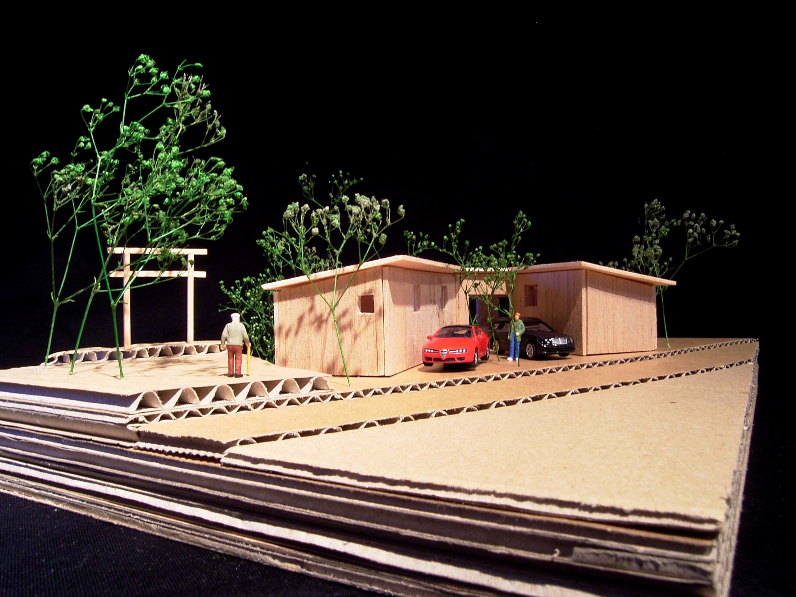 蓮野の平屋提案模型