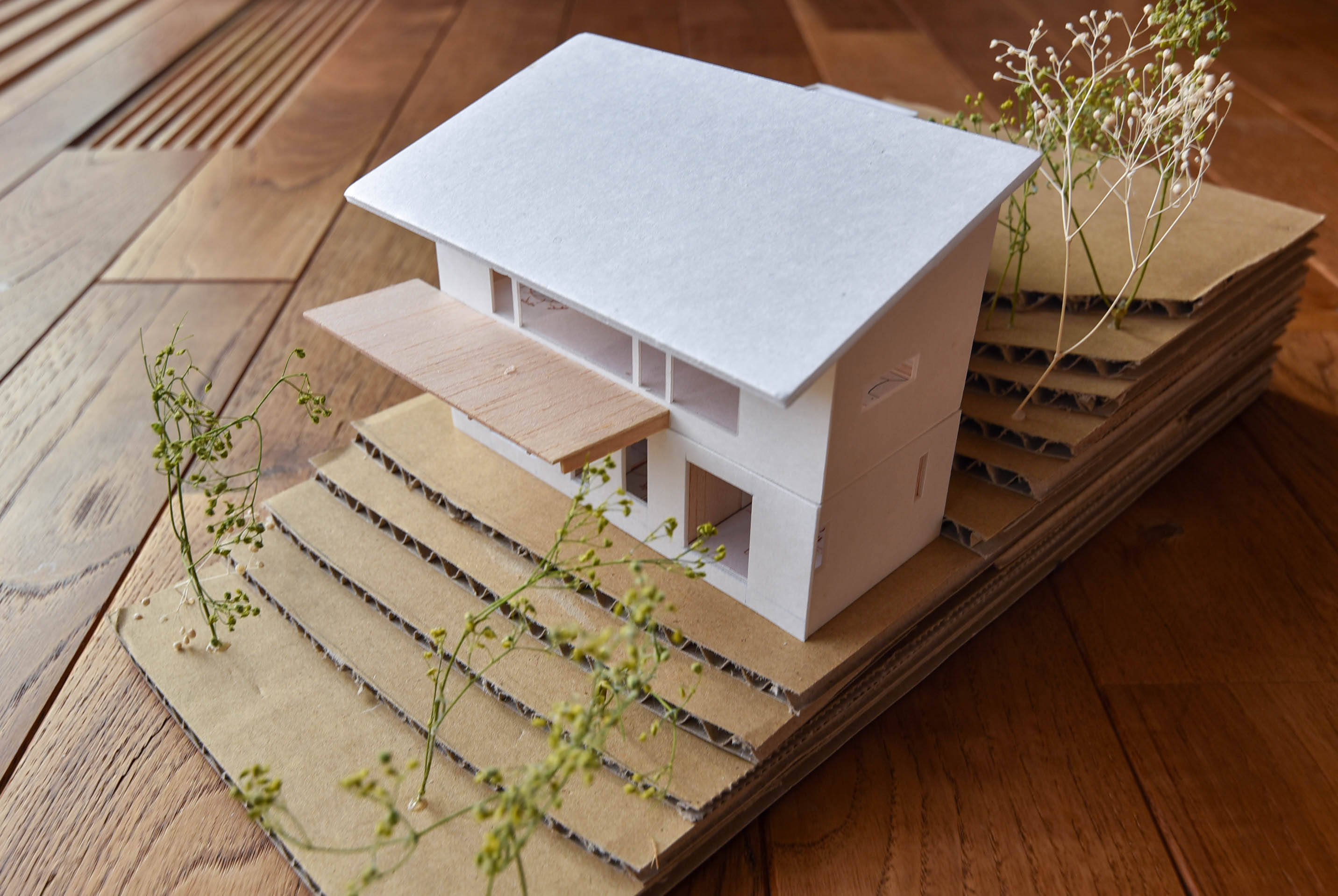 糸島の別荘模型