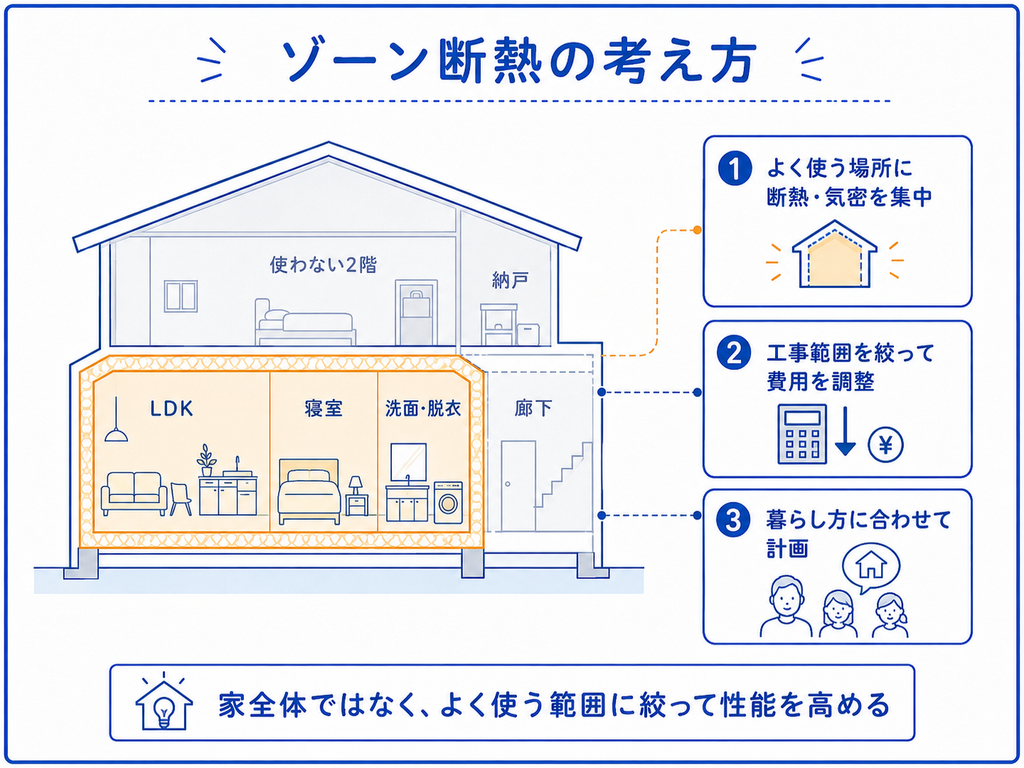 ゾーン断熱の考え方